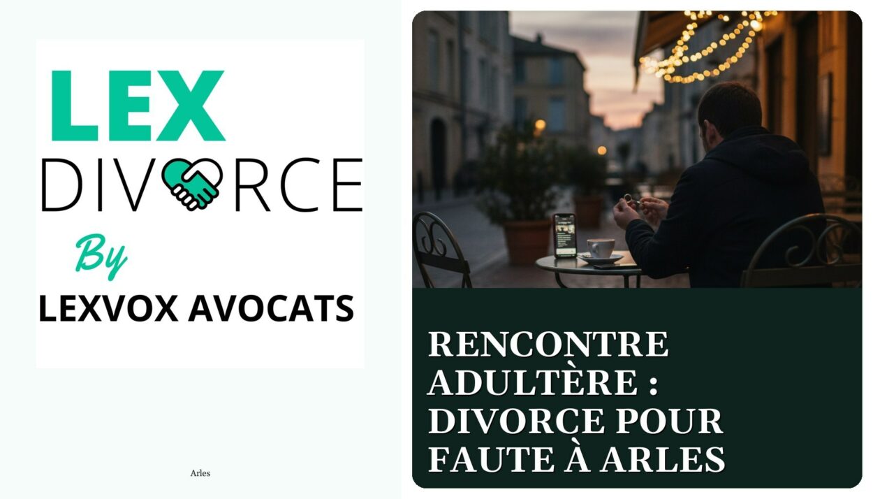 Rencontre adultère : divorce pour faute à Arles — cabinet LEXVOX Avocats, Arles