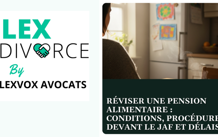Réviser une pension alimentaire : conditions, procédure devant le JAF et délais