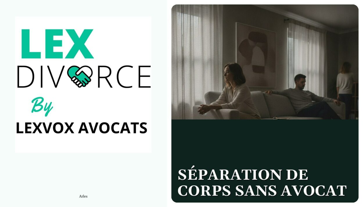 Séparation de corps sans avocat — cabinet LEXVOX Avocats, Arles